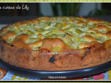 Recettes De G Teau La Rhubarbe De La Cuisine De Lilly