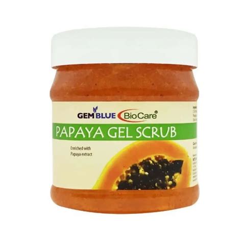 Buy Gemblue Biocare Papaya Gel Scrub Ml Online At Best Price In