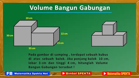 Cara Menentukan Volume Bangun Ruang Gabungan Youtube Riset