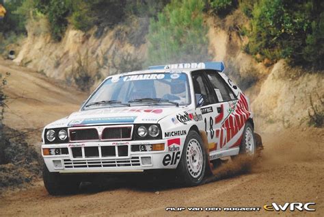 Puras Jesús Romaní Álex Lancia Delta HF Integrale Rallye de