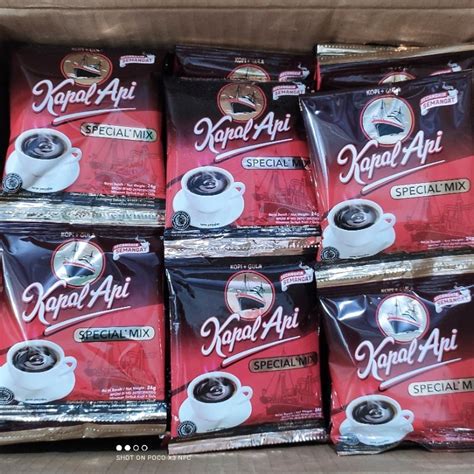 Jual Kopi Kapal Api Special Mix Renceng Isi 10 Sachet Shopee Indonesia