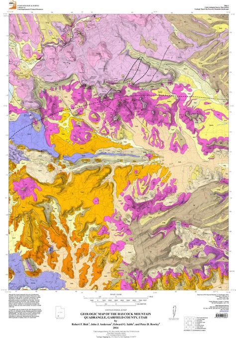 Geologic Maps Utah Geological Survey Map Art Cartography