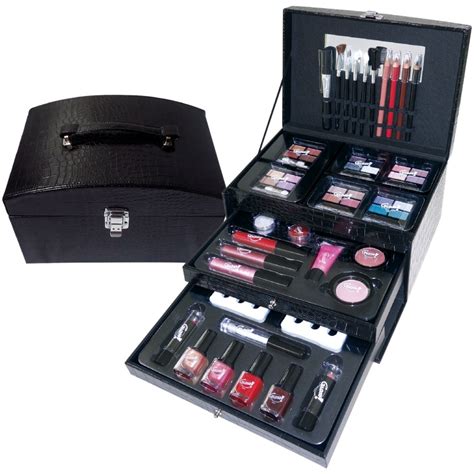 Mallette De Maquillage Premium Essentials Noir Pcs