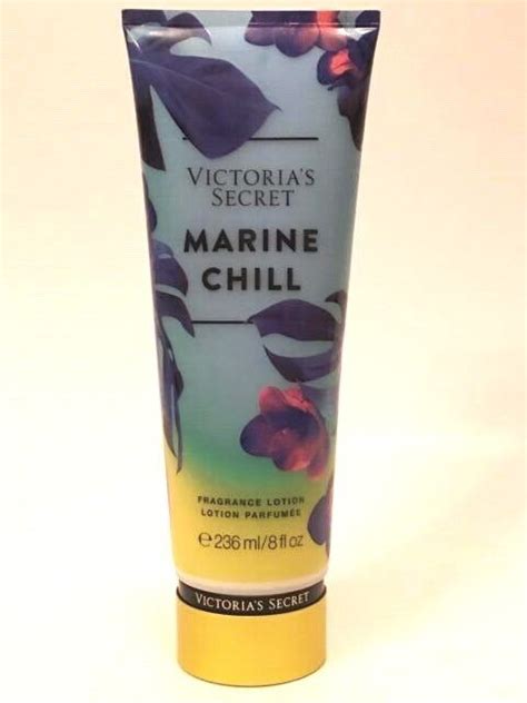 3 Victorias Secret Marine Chill Women Fragrance Body Lotion Cream 8 Oz