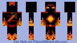 Fire Wizard Minecraft Skin