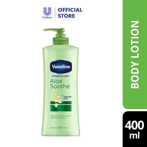 Vaseline Intensive Care Lotion Aloe Soothe 400ml Shopee Malaysia