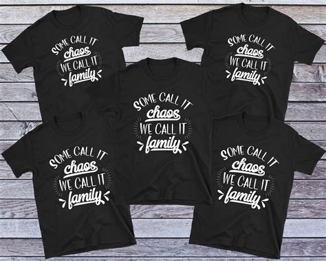 Venta diseño de playeras para familia en stock