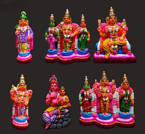 Arupadai Murugan Set 10 Inch, golu doll, Navaratri – ClickstoCart