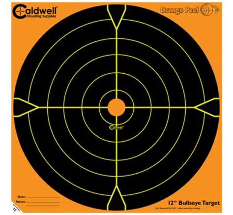 Caldwell Orange Peel 12 Adhesive Bullseye Targets