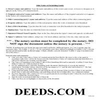 Cuyahoga County Notice Of Furnishing Forms Ohio Deeds