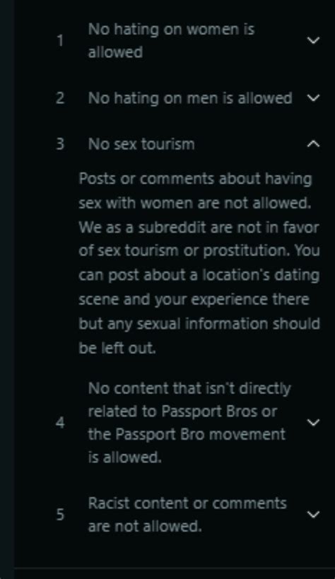 Bro Passport Bros Are Literally Only There For Sex Tourism Fuck Is