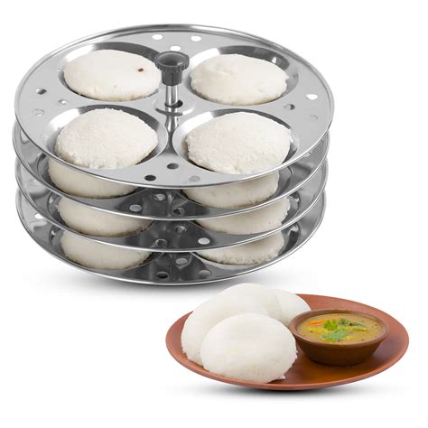 Buy KSJONE Stainless Steel Idli Stand 4 Plates Idli Idli