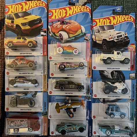 Hot Wheels Lot Of Super Reg Treasure Hunts W Pink Datsun