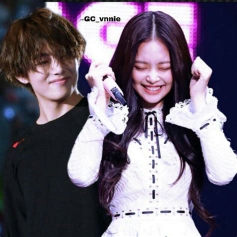 Blackpink And Bts Blackpink Jisoo Taehyung Fake Edit Gucci Kpop Couples Photos