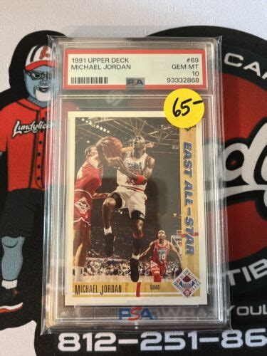 1991 Upper Deck Michael Jordan East All Star Game 69 PSA 10 EBay