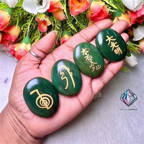 Unlock The Power Of Healing With The Green Jade Stone Set Usui Reiki