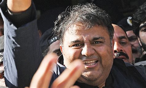 Former Pakistan Minister Fawad Chaudhry Runs Back Into Co