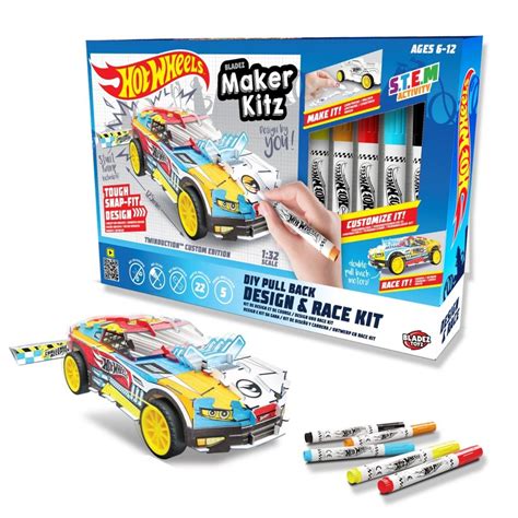 Bladez Toyz Hot Wheels Kreatywny Zestaw Autko Maker Kitz Bladez