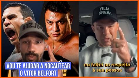 Esquiva Falc O Se Oferece A Ajudar Pop A Nocautear Vitor Belfort Me