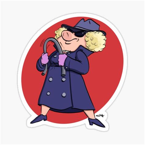 Fictional Miss Characters Piggy Gifts Movie Fan Sticker For Sale By