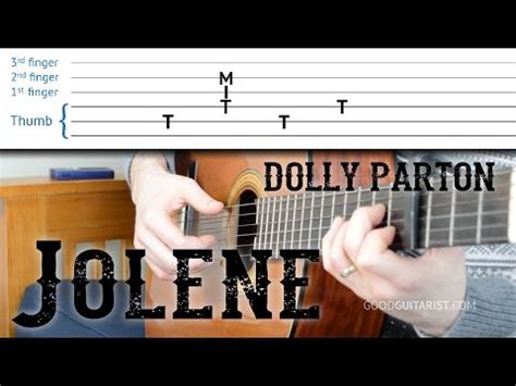 "Jolene" Guitar Tutorial - Dolly Parton | Easy Fingerpicking ...