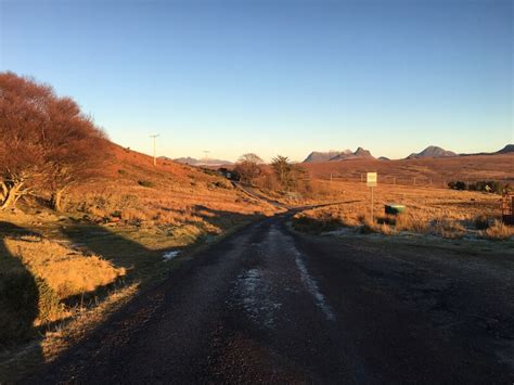 Minor Road Near Polbain Steven Brown Geograph Britain And Ireland