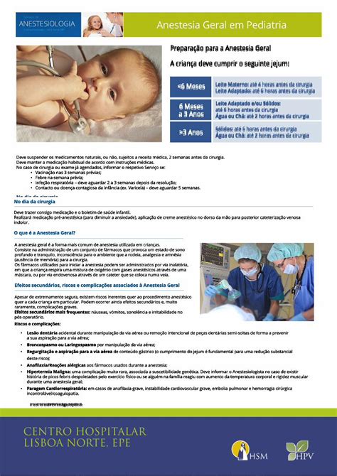 PDF Anestesia Geral em Pediatria 2018 10 18 A anestesia geral é a