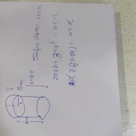 The Diagram Shows A Solid Formed By Joining A Hemisphere Of Radius R