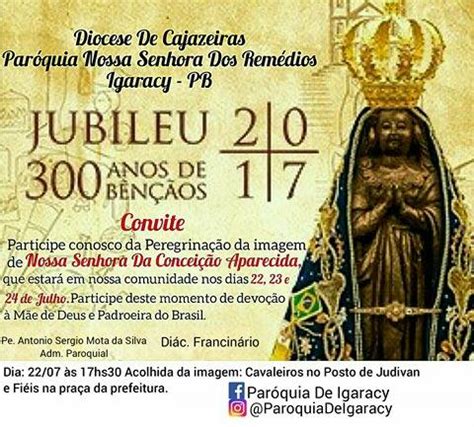 HUGO IGARACY 300 anos de NOSSA SENHORA DA CONCEIÇÃO APARECIDA