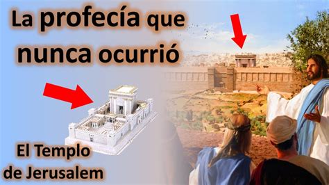 jesus nunca predijo la destrucción del Templo de Jerusalem YouTube