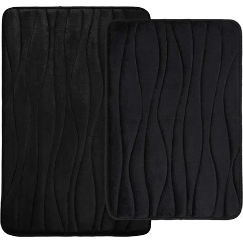 Homaxy Tapis De Bain En Mousse M Moire Ensemble De Pi Ces Tapis De