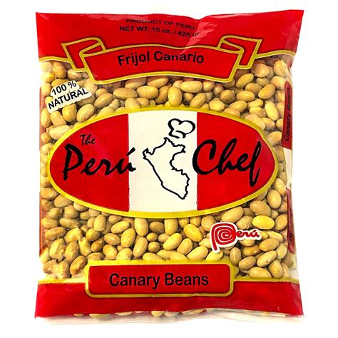 Peruchef Frijol Canario Canary Beans Peru 15 Oz Bag