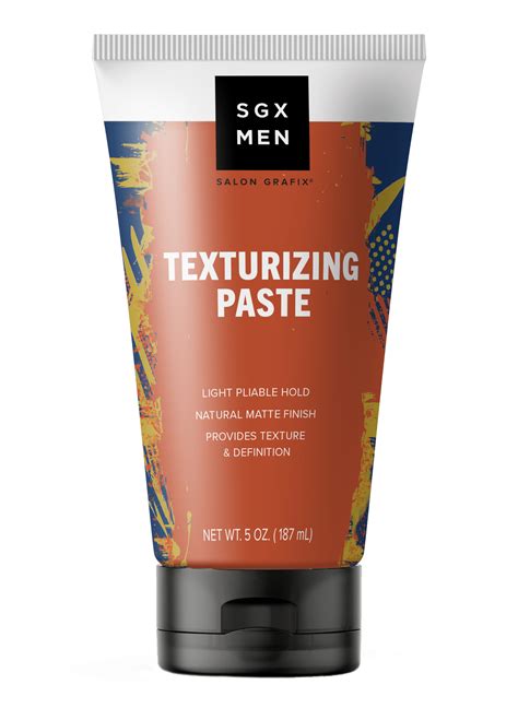 SGX NYC Men S Texturizing Paste For All Hair Types Light Hold 5 Oz