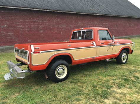 1978 Ford F 350 Ranger Lariat Super Camper Special 50k Mi Worldwide No Reserve F35srca5937