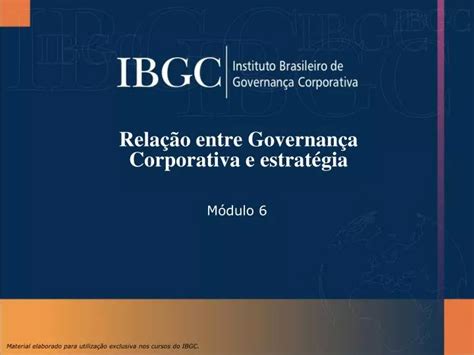 Ppt Rela O Entre Governan A Corporativa E Estrat Gia Powerpoint