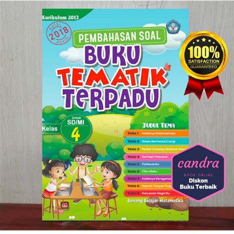 Jual Buku Pembahasan Soal Tematik Terpadu Kelas Sd Shopee Indonesia