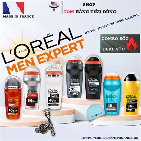 Lăn khử mùi nam Loreal Men Expert Shopee Việt Nam