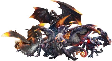 Risen Elder Dragons | Monster Hunter Wiki | Fandom