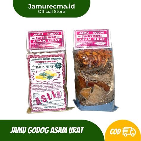 Jual Jamu Godok Asam Urat Encok Reumatik Pegel Linudaun Mint Shopee