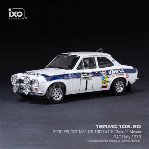 Ford Escort Mki Rs 1600 1 Clarkmason Rallye Rac 1973 2eme