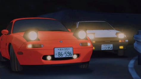 INITIAL D AE86 VS NA6CE YouTube