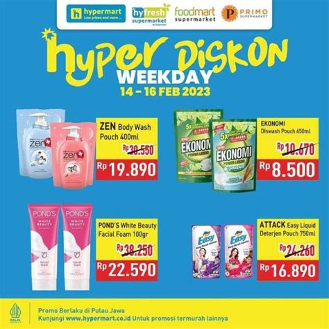 Belanja Di Katalog Promo Hypermart Hyper Diskon Weekday Mulai 14 Februari 2023