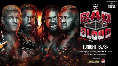 WWE Bad Blood 2024 Ergebnisse Rhodes Reigns Vs Bloodline Live