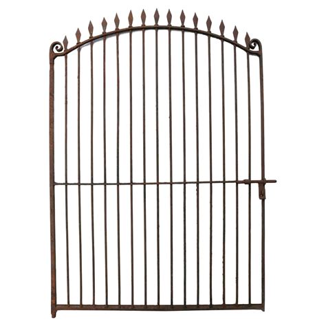 1930s Wrought Iron Arched Gate Door For Sale At 1stdibs 1930s Garden