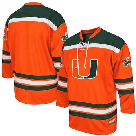 Men's Colosseum Green Miami Hurricanes Hockey Jersey | Official Miami ...