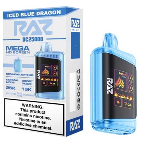 Iced Blue Dragon Raz Dc All Flavors Available