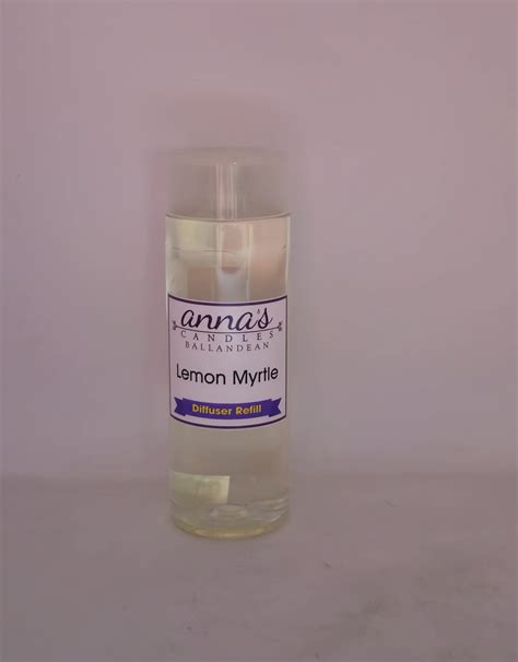 Lemon Myrtle Ml Diffuser Refill High Quality Hand Crafted Soy