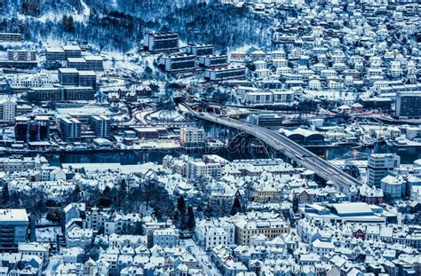 Bergen in winter, stock photo. Image of scandinavian - 124332000