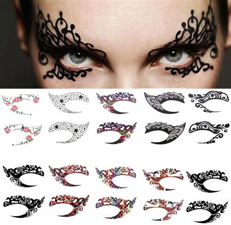 Eye Shadow Tattoo Sticker Temporary Eye Tattoo Makeup Transfer Stickers Eyeliner