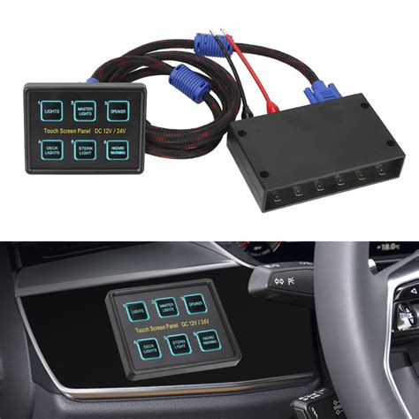 Gang Led Switch Panel For Car Marine Caravan Slim Touch Circuit